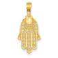 Gold Classics(tm) 14kt. Yellow Gold Hand of God Pendant - image 1