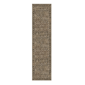 HomeRoots Brown Ivory & Tan Floral Medallion Runner Rug - image 1