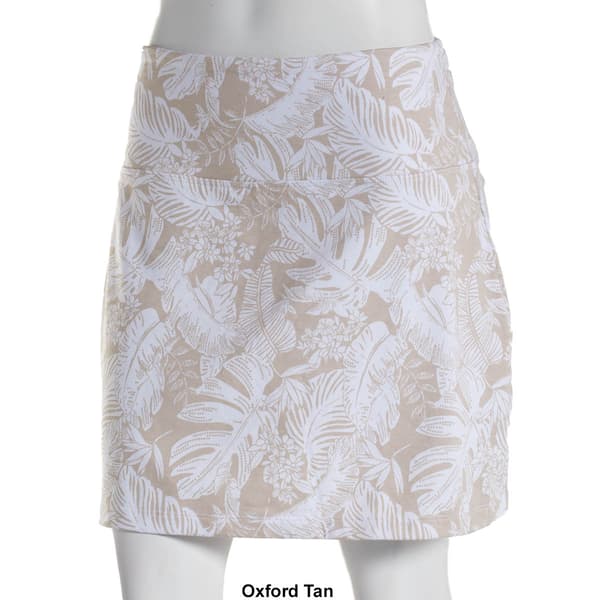 Womens Teez Her Classic Leaf Skort - Black/White