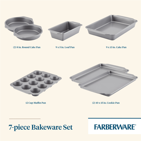 Farberware 7pc. Nonstick Bakeware Set