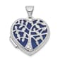 Gold Classics&#40;tm&#41; 14kt. White Gold 18mm Heart with Tree Locket - image 1