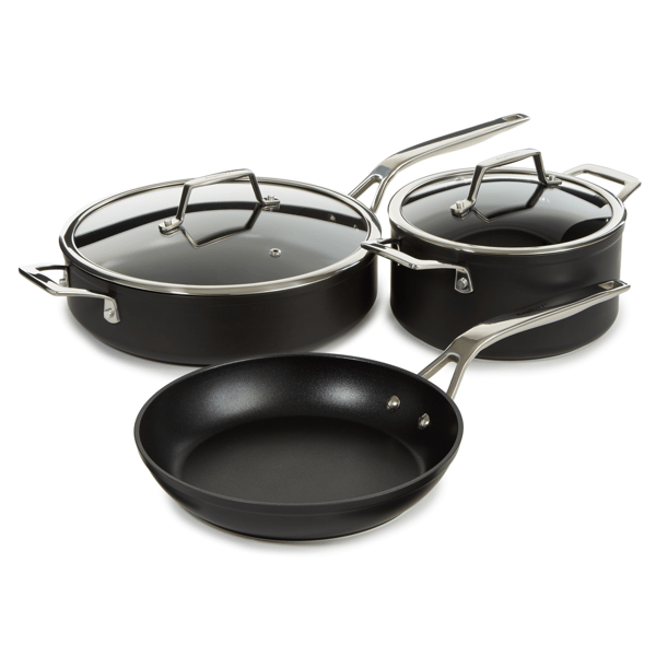 BergHOFF Essentials 5pc. Nonstick Black Cookware Starter Set