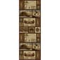 Tayse Nature Cabin Getaway Lodge Runner - Brown - image 1