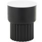 9th & Pike® Modern Black Metal Accent Table - image 1