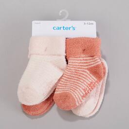Baby Girl &#40;NB-12M&#41; Carters&#40;R&#41; 4pk. Cozy Chenille Socks