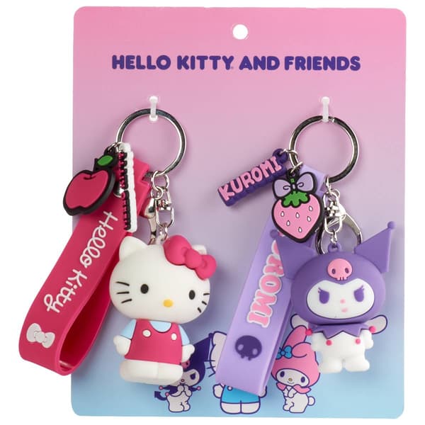 Girls Hello Kitty(R) And Friends 2pk. Keychain Set - image 