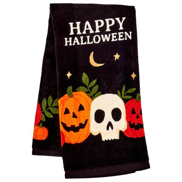 Skull & Sprigs Kitchen Towel - image 