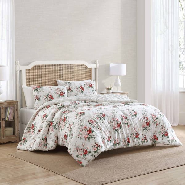 Laura Ashley Ashfield Cotton Flannel Comforter Set - image 