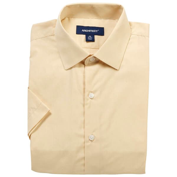 Mens Architect&#40;R&#41; Regular Fit Short Sleeve Dress Shirt - Sand - image 