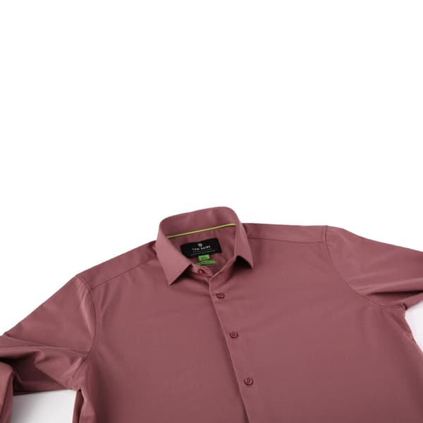 Mens Tom Baine Slim Fit Performance Dress Shirt - Rust