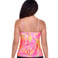 Womens American Beach Vivid Paradisia Tiered Tankini Swim Top - image 2