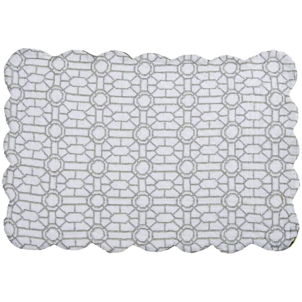 Magnolia Garden Quilted Placemat