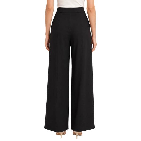 Womens Zac & Rachel Sailor Buttons Pull On Wide Leg Pants