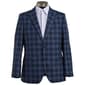 Mens Nautica Checkered Plaid Sport Coat - Navy - image 1
