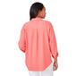 Womens Ruby Rd. Patio Party 3/4 Sleeve Stripe Ottoman Jacket - image 2