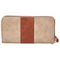 Womens Sasha Two Tone Nubuck Wristlet - image 4