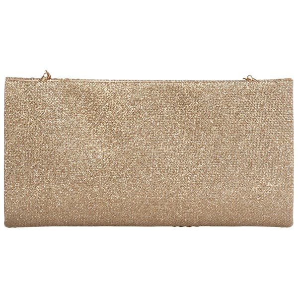 Jessica McClintock Elaina Satiny Clutch With Chain