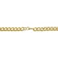 Mens Lynx Stainless Steel Gold-Tone Curb Chain Necklace - image 2