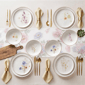 Sango Gansevoort Wildflower 12pc. Luxury Porcelain Dinnerware Set - image 9