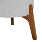 Baxton Studio Elkie Japandi Wood Ottoman Footstool - image 3