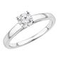 Nova Star&#174; White Gold 1/2ctw. Lab Grown Diamond Engagement Ring - image 2