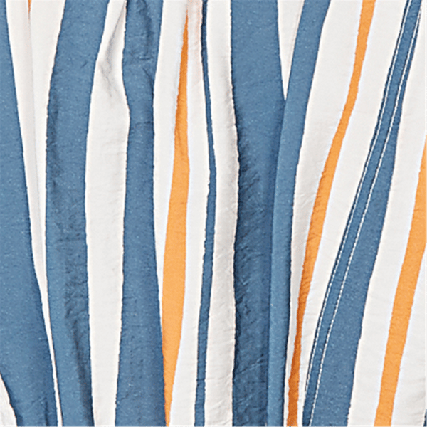 Womens Skye’s the Limit Summer Spice Cap Sleeve Stripe Blouse
