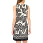 Womens Cece Sleeveless Tropical Leaf Shift Dress - image 2