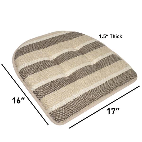 Sweet Home Collection Bradford U-Shaped Memory Foam Chair Cushion