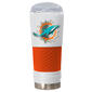 NFL Miami Dolphins DRAFT Grey/Orange Stainless Steel Tumbler - image 1