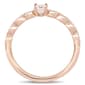 Gemstone Classics&#8482; 10kt. Rose Gold 1/3ctw. Morganite Ring - image 4