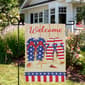 Northlight Seasonal Sandy Beach "Welcome" Patriotic Garden Flag - image 3
