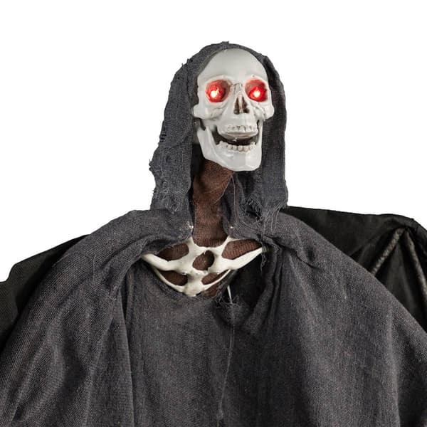 Northlight Seasonal 50in. Lighted & Animated Winged Grim Reaper