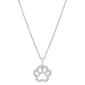 Diamond Classics™ Sterling Silver 1/20ctw. Diamond Paw Pendant - image 2