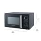Black & Decker 0.9 cu. ft. Black Pull Handle Microwave Oven - image 6