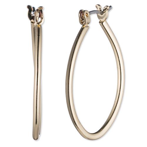 Nine West Gold-Tone Hoop Earrings