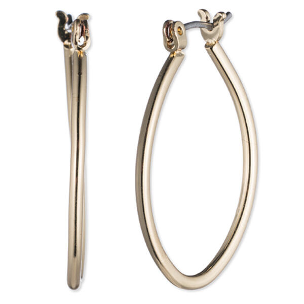 Nine West Gold-Tone Hoop Earrings - image 