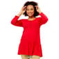 Womens Times Two Bracelet Sleeve Solid Tiered Waist Maternity Top - image 4