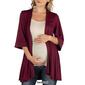Plus Size 24/7 Comfort Apparel Open Front Maternity Cardigan - image 10
