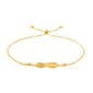 Gold Classics&#40;tm&#41; Yellow Gold Infinity on Box Chain Bolo Bracelet - image 1