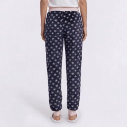 Womens Attraction De Nuit Heart Plush Pajama Bottoms