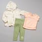 Baby Girl (12-24M) Nannette 3pc. Floral Jacket Top & Leggings Set - image 1