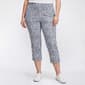 Plus Size Briggs Luxe Millennium Medallion Cat Eye Pocket Capris - image 1