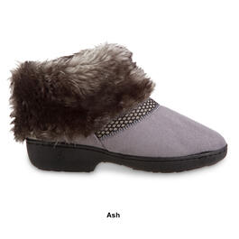 Womens Isotoner Microsuede Mallory Boot Slippers
