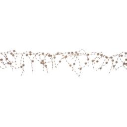 Northlight Seasonal Metallic Rose Gold Beaded Christmas Garland