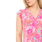 Petite MSK Ruffle Cap Sleeve V Neck Floral Shift Dress - image 5