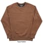 Mens North Hudson Suede Crew Neck Pieced Chest Sweatshirt - image 6