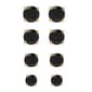 4pc. Gold Plated Stud Earrings Set - image 1