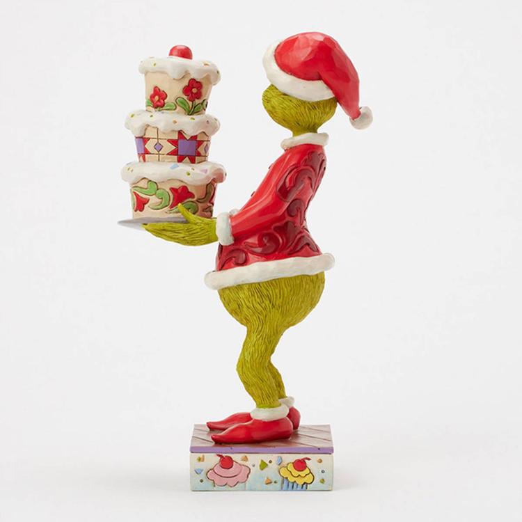 Jim Shore Grinch with Grinchy Cake Christmas Figurine