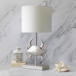 Simple Designs Shoreside Coastal Pinching Crab Table Lamp