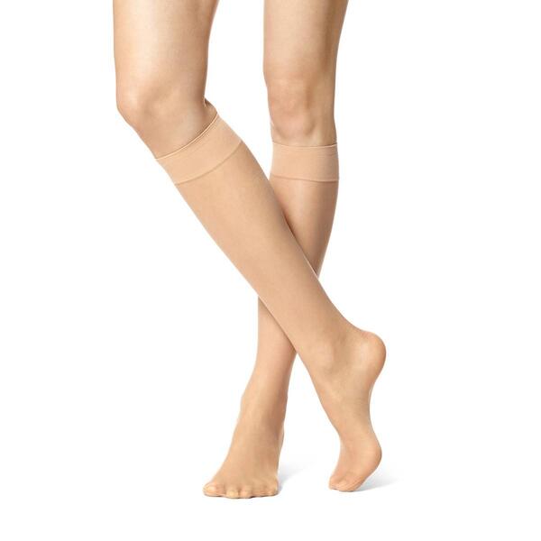 Womens HUE&#40;R&#41; Sheer 2pk. Knee High Hosiery - image 